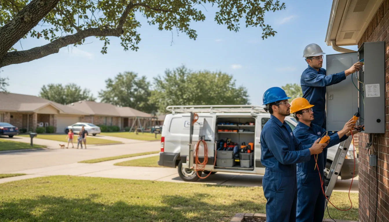 Certified electrician providing emergency electrical services in Sheldon, WI